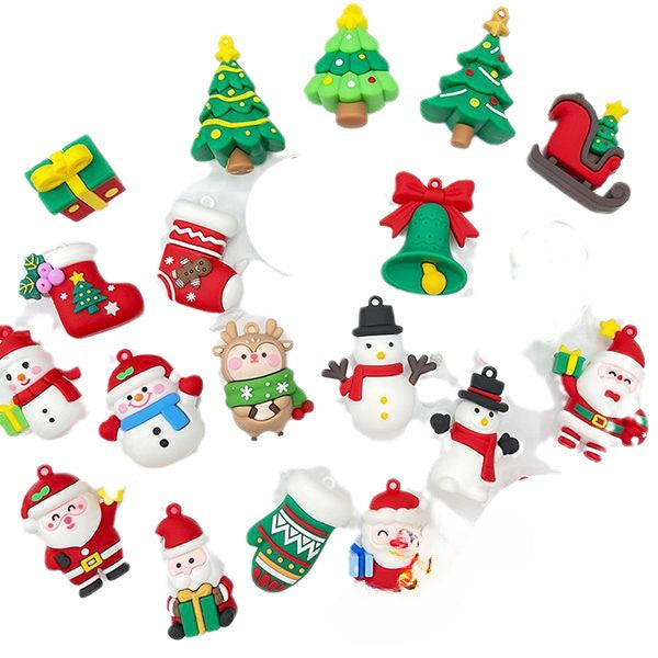 Wholesale Christmas Pendant Cartoon Keychain